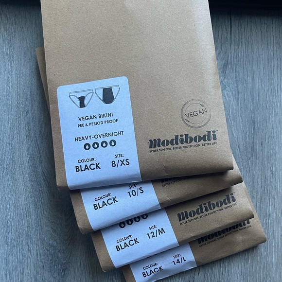 Modibodi Vegan Bikini (Heavy-Overnight) - Picture 2 of 3